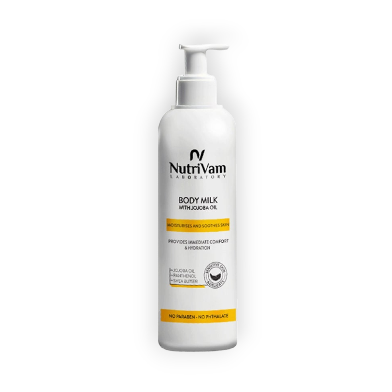 NUTRIVAM BODY MILK WITH JOJOBA OIL100M
