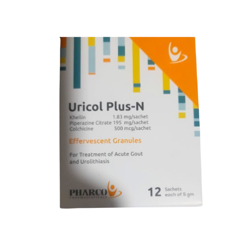 URICOL  PLUS EFF  GRAN 12  PACKET