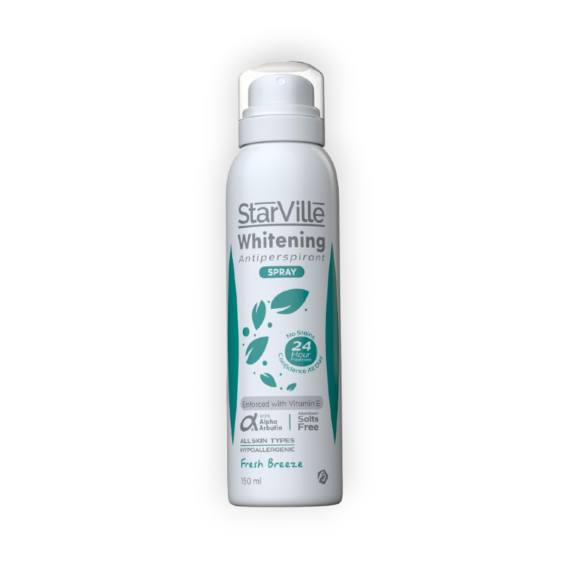STARVILLE WHITENING ANTIPERSPIRANT SPRAY FRESH BREEZE 150ML