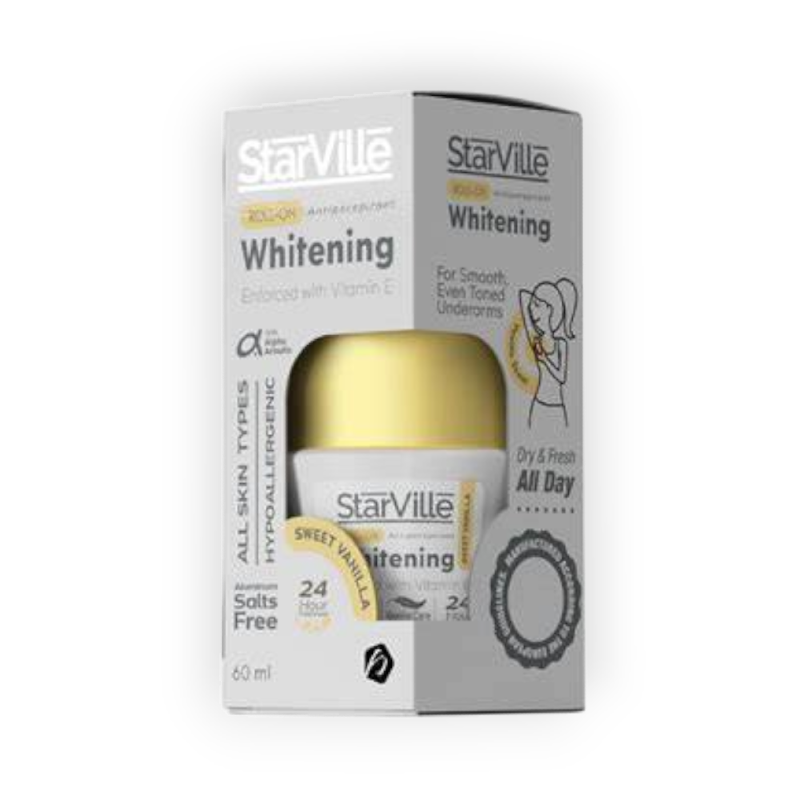 STARVILLE ROLL-ON WHITENING SWEET VANILLA 60 ML