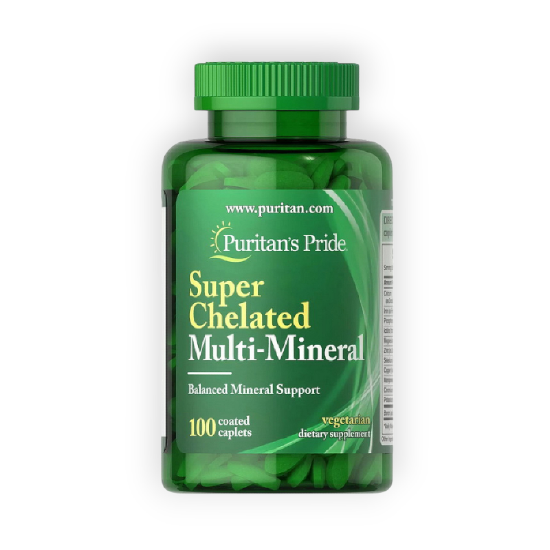 SUPER CHELATED MULTI-MINERAL 100CAP(PURITAN.S PRIDE)