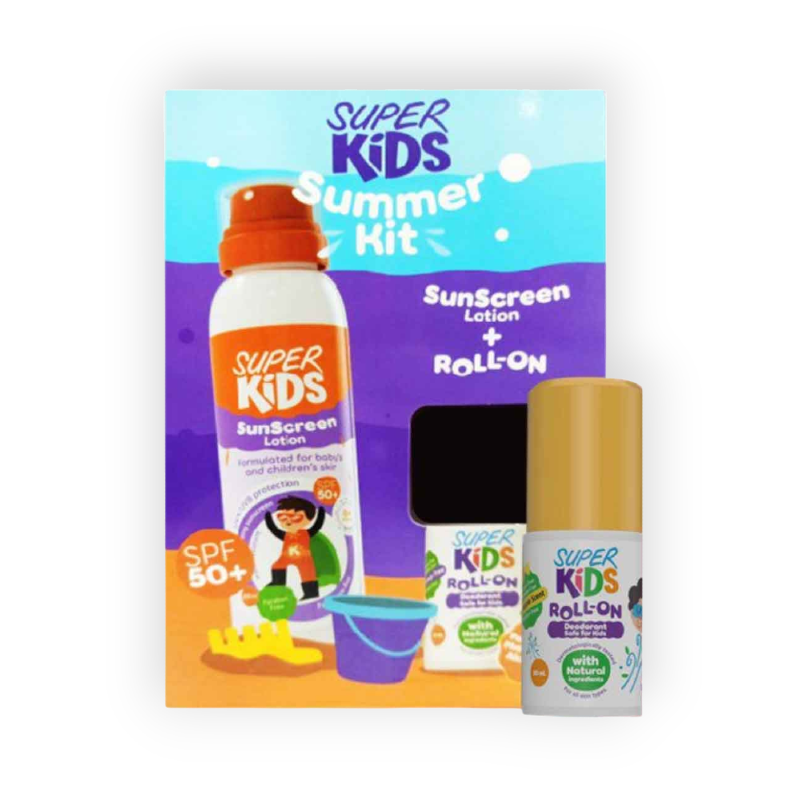 SUPER KIDS (SUNSCREEN LOTION +PINEAPPEL ROLLON )