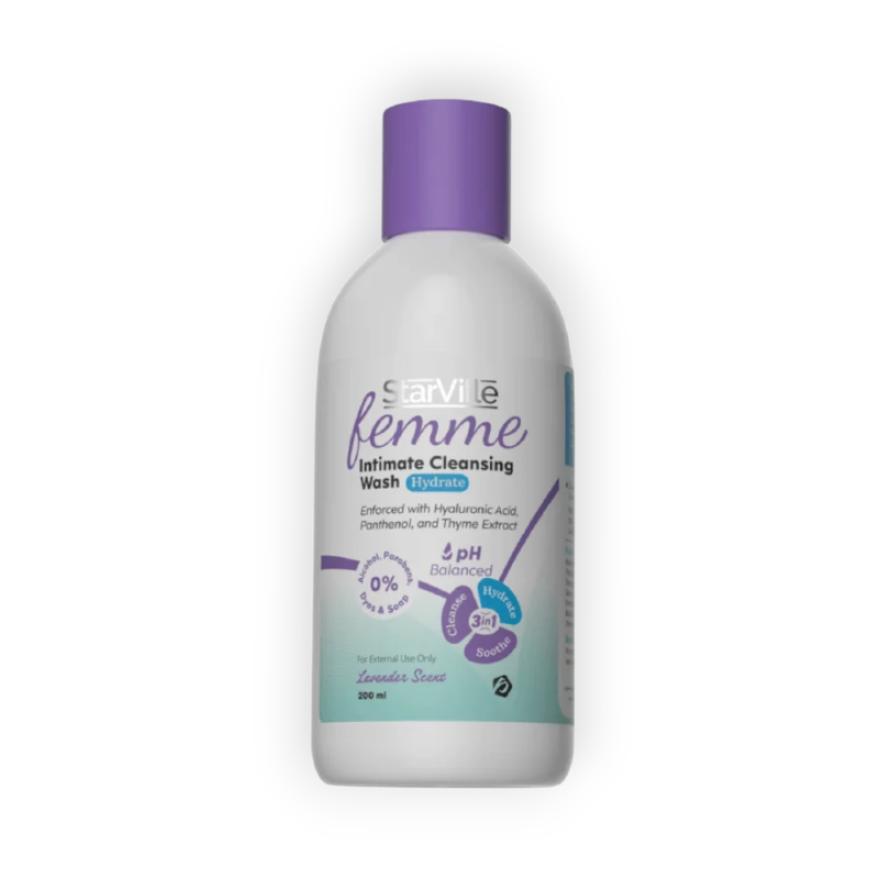 STARVILLE FEMME INTIMATE CLEANSING WASH (HYDRATE) 200ML