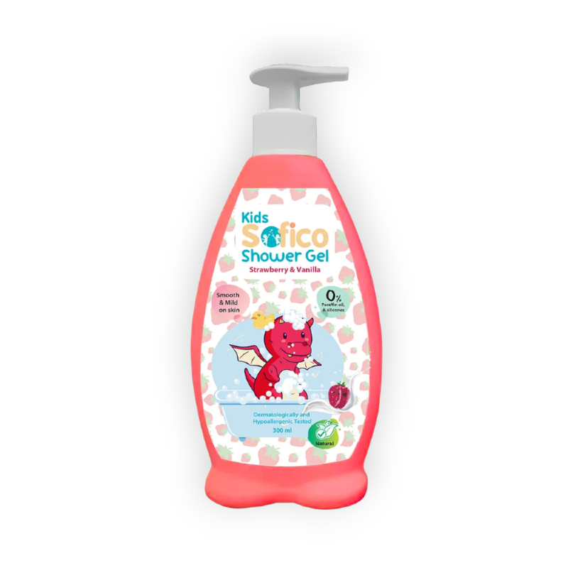 SOFICO KIDS SHOWER GEL STRAWBERRY&VANILLA 300ML