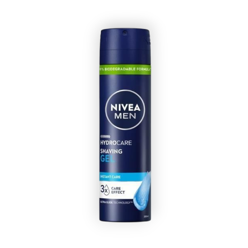 NIVEA SHAVING GEL MOISTURIZING F MEN 200ML