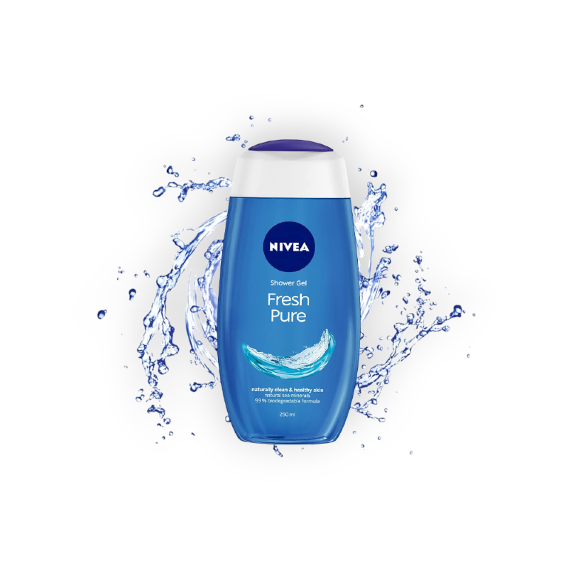 NIVEA SHOWER GEL (FRESH PURE) 250ML