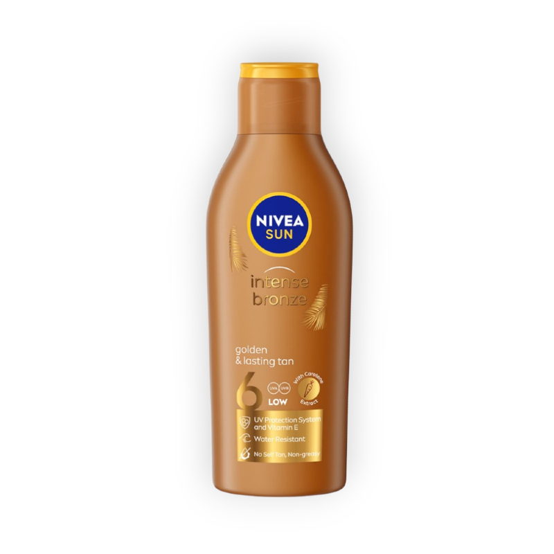 NIVEA SUN INTENSE BRONZE GOLDEN&LASTING TAN SPF6 200ML