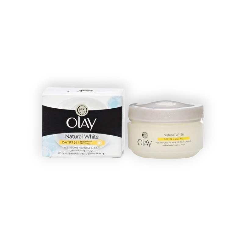 OLAY NATURAL WHITE DAY CREAM NORMAL DRY SKIN 50GM