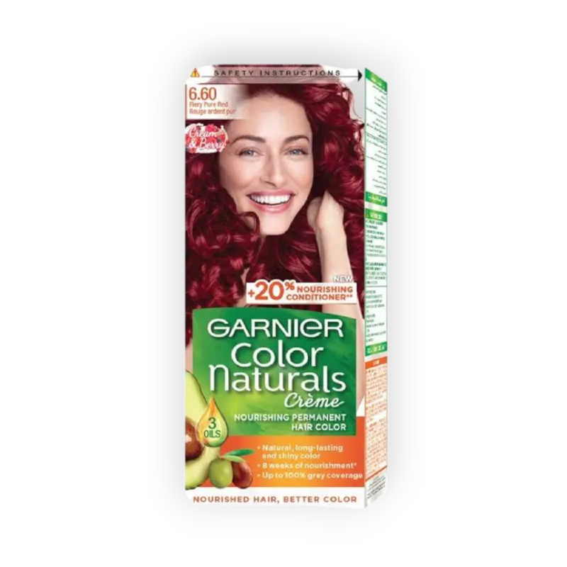 GARNIER COLOR NATURALS (6.60) FIERY PURE RED