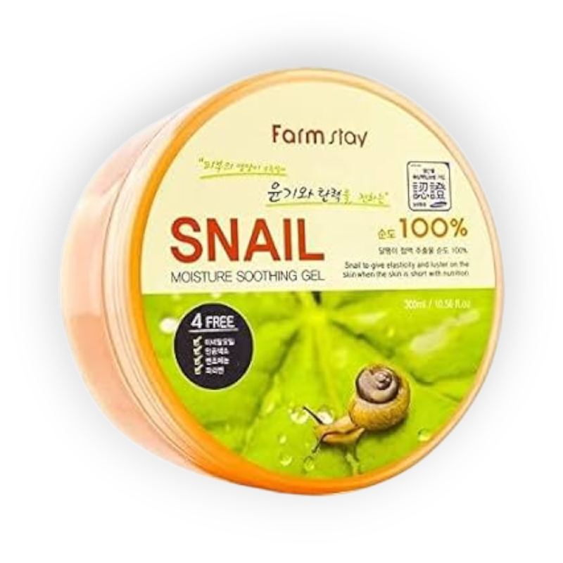 FARM STAY MOISTURE SOOTHING GEL SNAIL 300ML