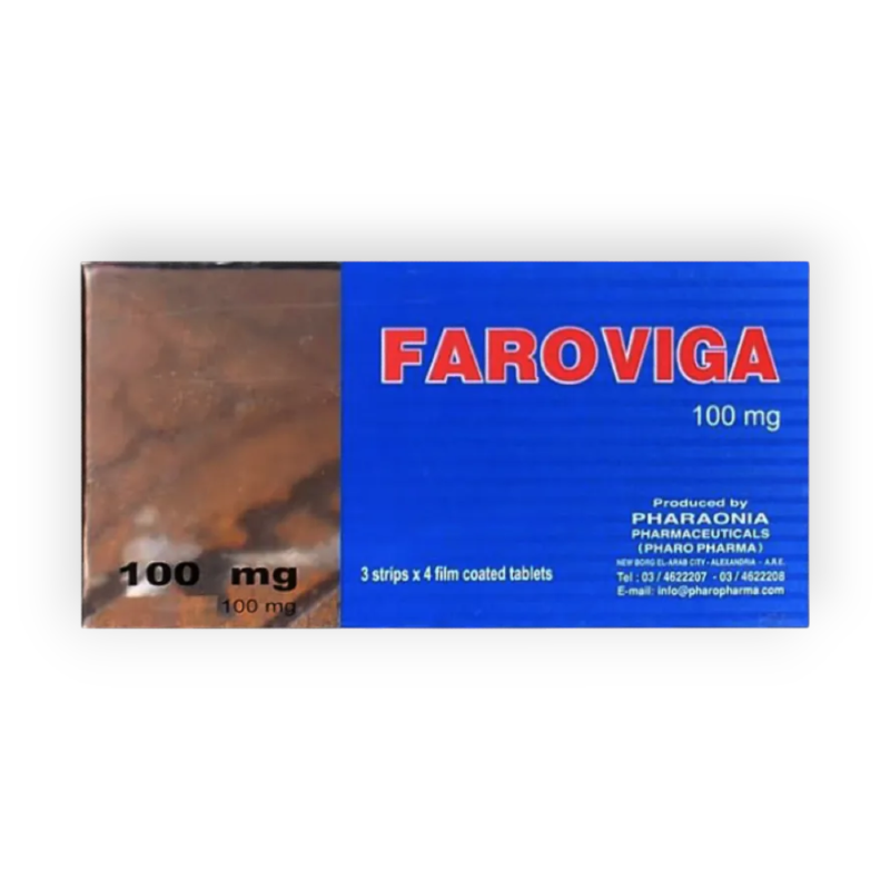 FARO VIGA 100MG 12 TAB سعر جديد