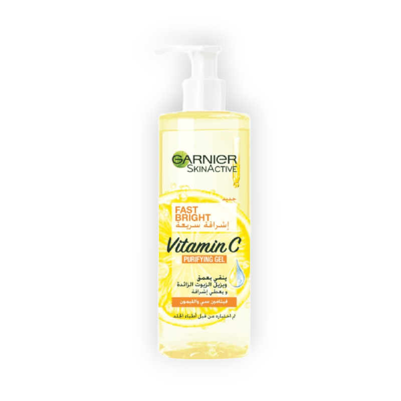 GARNIER FAST BRIGHT PURIFYING GEL WASH 400ML