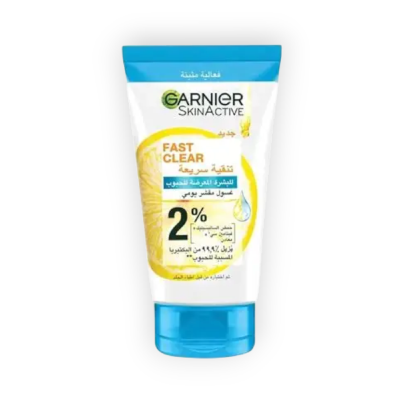 GARNIER FAST CLEAR DAILY EXFOLIATING WASH 150ML