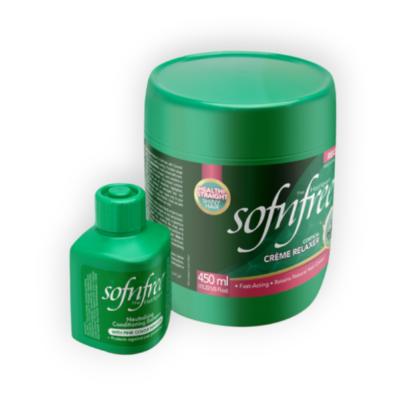 SOFN FREE REGULAR CREAM (COCONUT) 450ML + SHAMPOO 60 ML