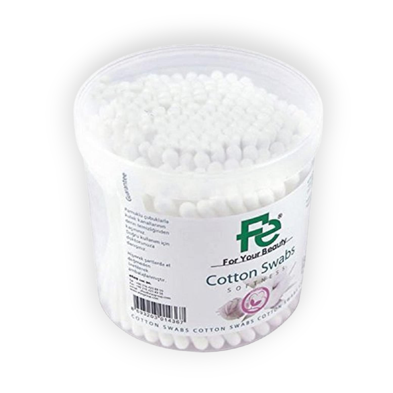 FE COTTON SWABS (100 PCS) مدور