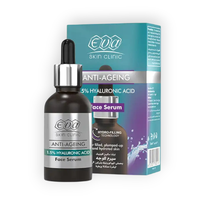 EVA SKIN CLINIC FACE SERUM HYALURONIC ACID 30ML