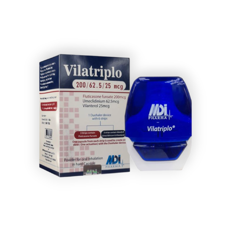 VILATRIPLO 200 MCG 60 CAP INHALER س ج