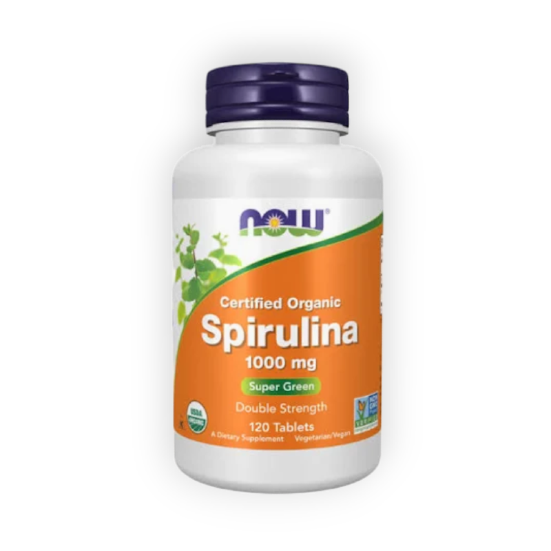 ORG SPIRULINA 120 TAB NOW