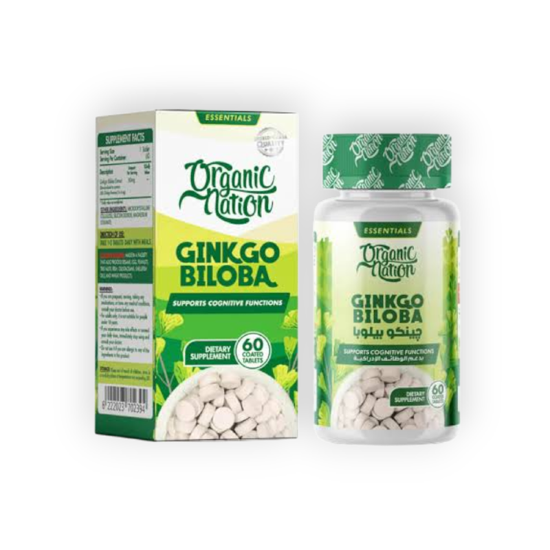 ORGANIC NATION GINKGO BILOBA    60TAB
