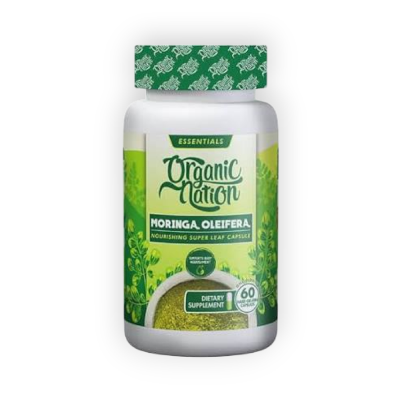 ORGANIC NATION MORINGA OLEIFERA 60 CAP