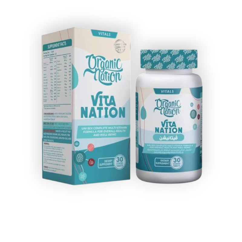 ORGANIC NATION VITAMIN NATION 30TAB