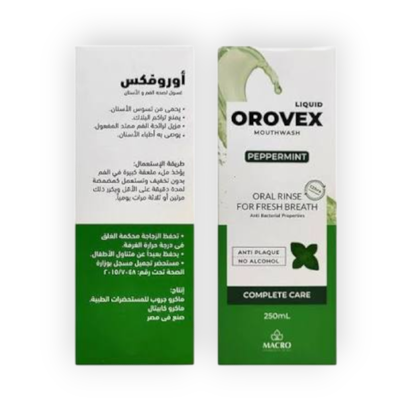 OROVEX PEPERMINT MOUTH WASH  250 ML