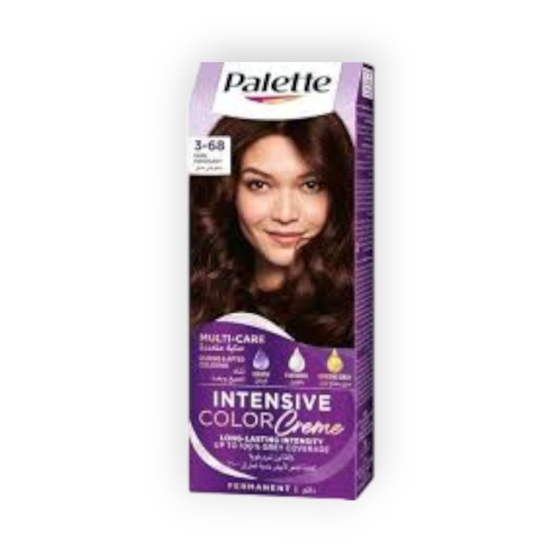 PALETTE SEMI KIT HAIR COLOUR 3-68 DARK MAHOGANY OF