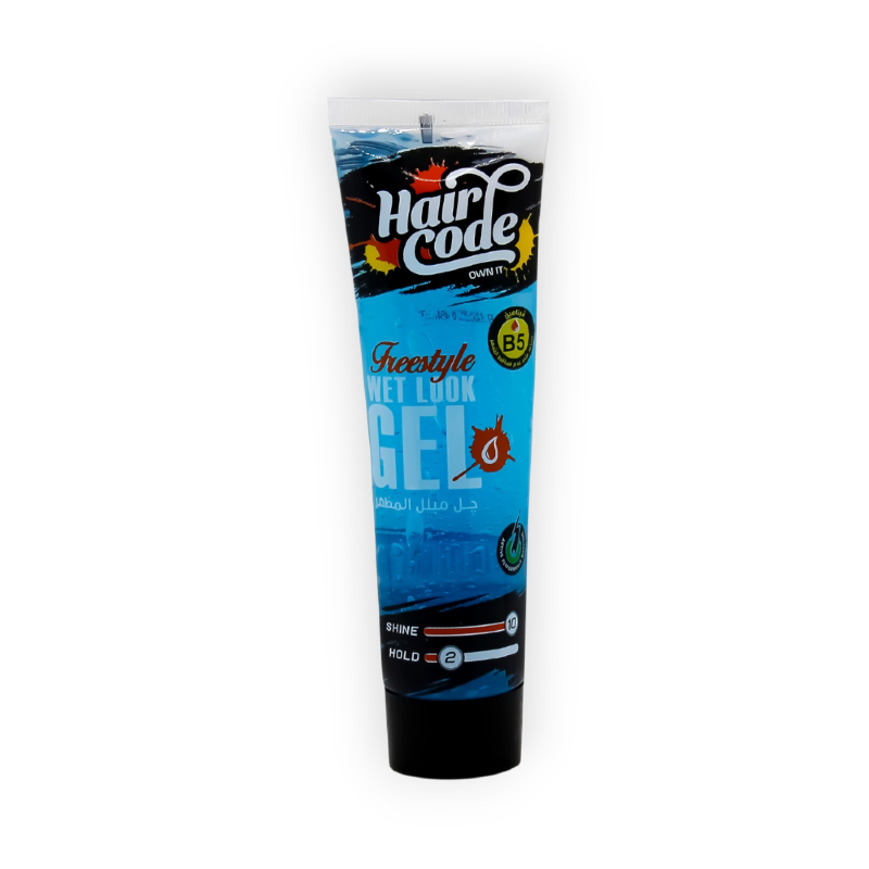 HAIR CODE GEL WET LOOK TUPE 185ML ازرق