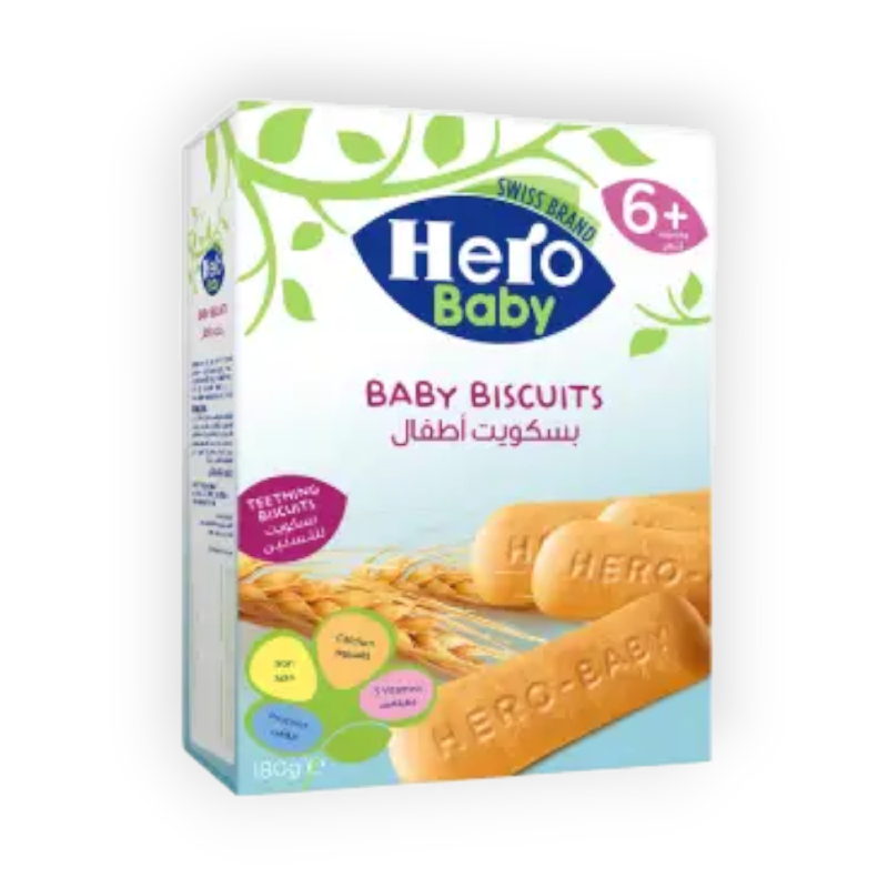 HERO  BABY BISCUITS  180 G  ايطالى سعر جديد