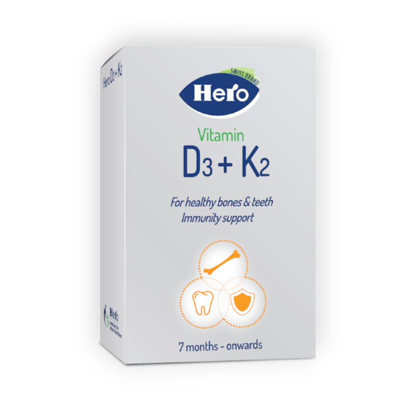HERO VI D3 K2  DROPS 10ML سعر جديد
