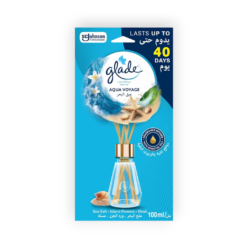GLADE AQUA VOYAGE REED DIFFUSER 100ML