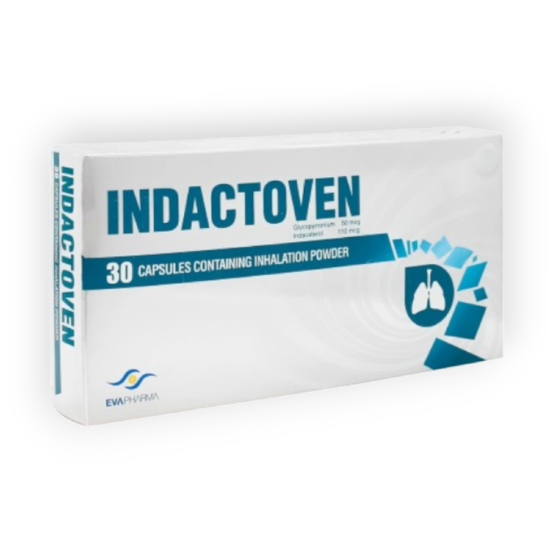 INDACTOVEN 50/110MG INHALATION POWDER 30CAP