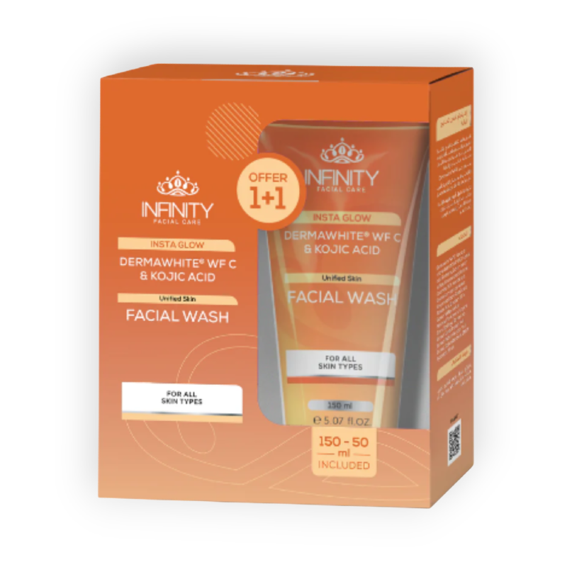 INFINITY FACIAL WASH INSTA GLOW 150 ML (1+1)