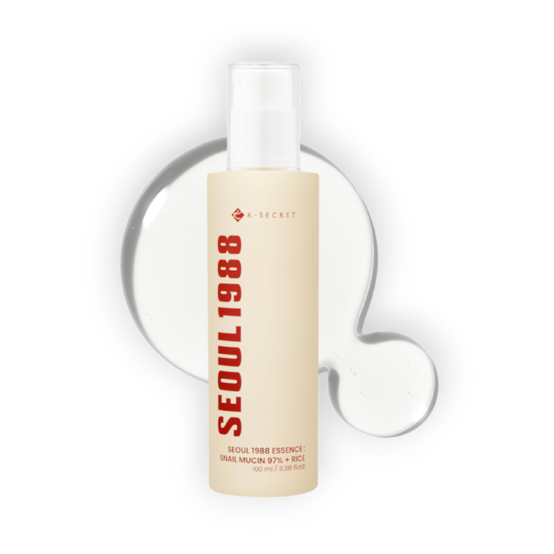 K-SECRET SOUL1988  ESSENCE SNAIL MUCIN 97% + RICE 100ML