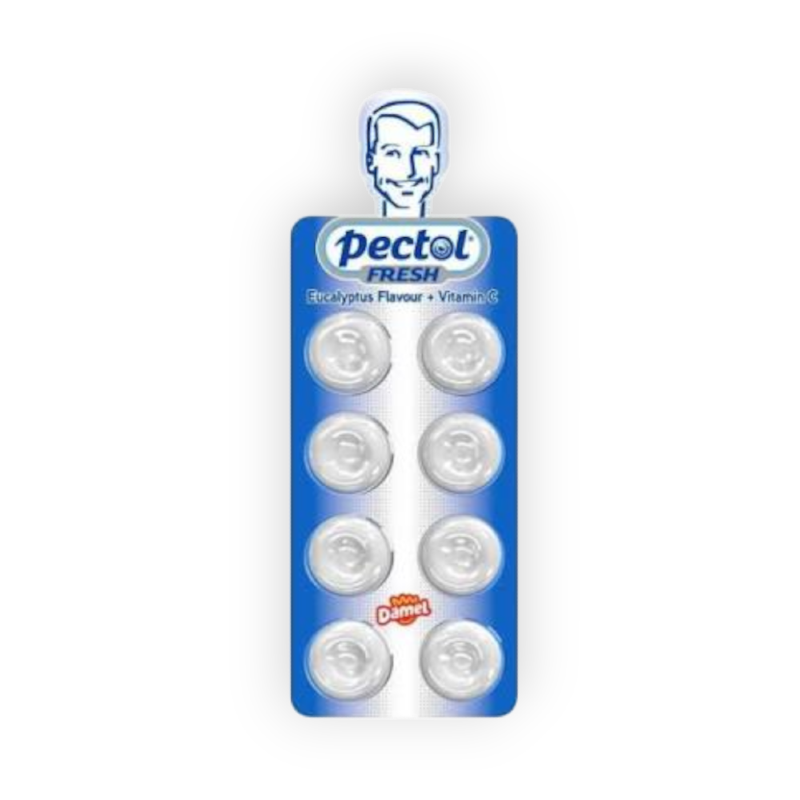 PECTOL FRESH  8 LOZENG TAB ازرق