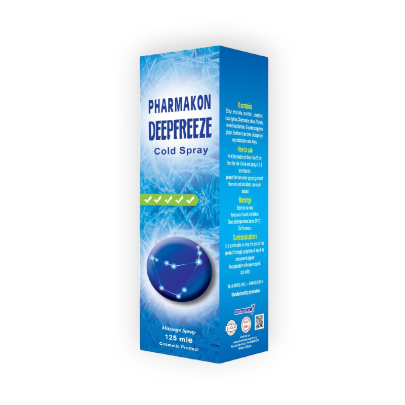 PHARMAKON DEEP FREEZE SPRAY PAIN RLIEF 125 ML