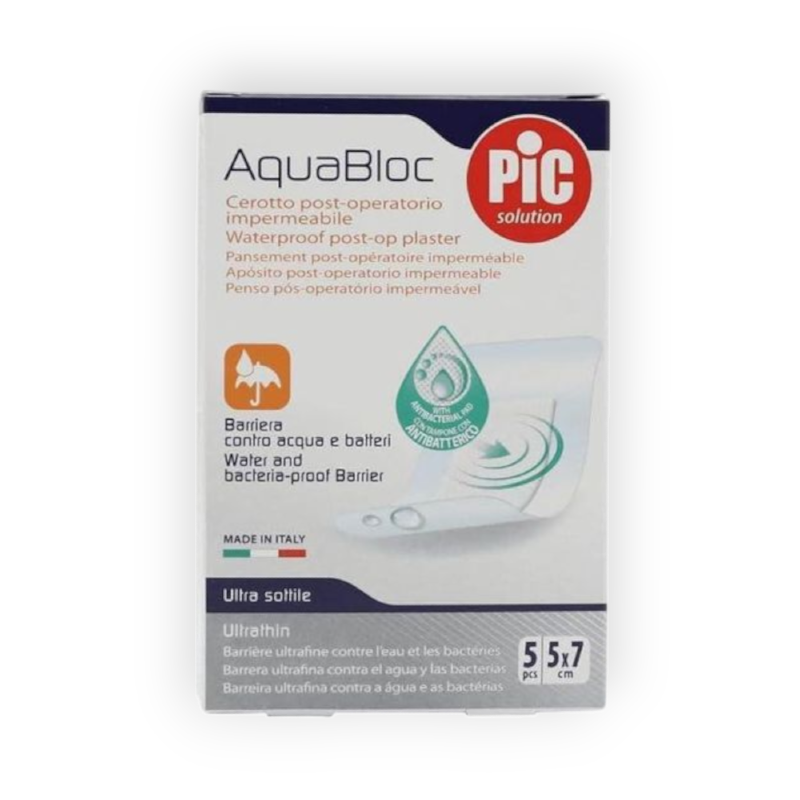 PIC AQUA BLOC PLAST ANTI-WATER&PACTERIA 5X7 1 PCS