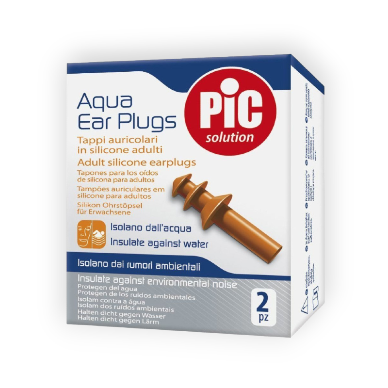 PIC AQUA EAR PLUGS CHILD SILICONE 2PCS سدادة اذن