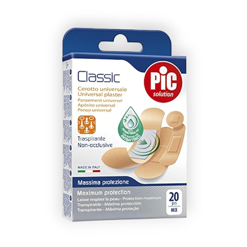 PIC CLASSIC PLASTER  ANTI BAC MIX 20 PCS