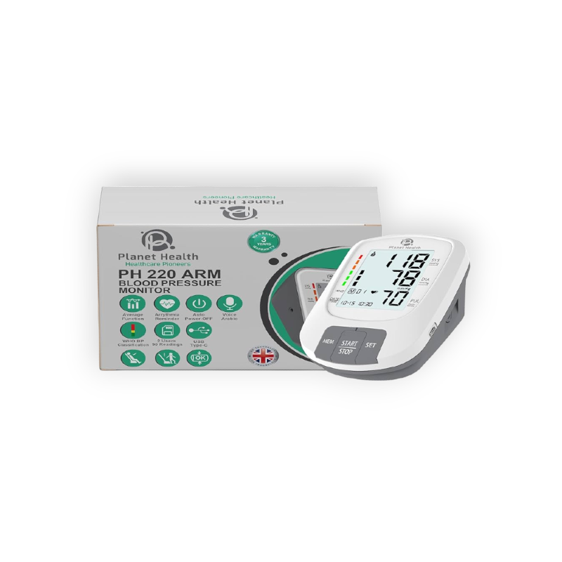PLANET HEALTH PH 220 ARM BLOOD PRESSURE MONITOR