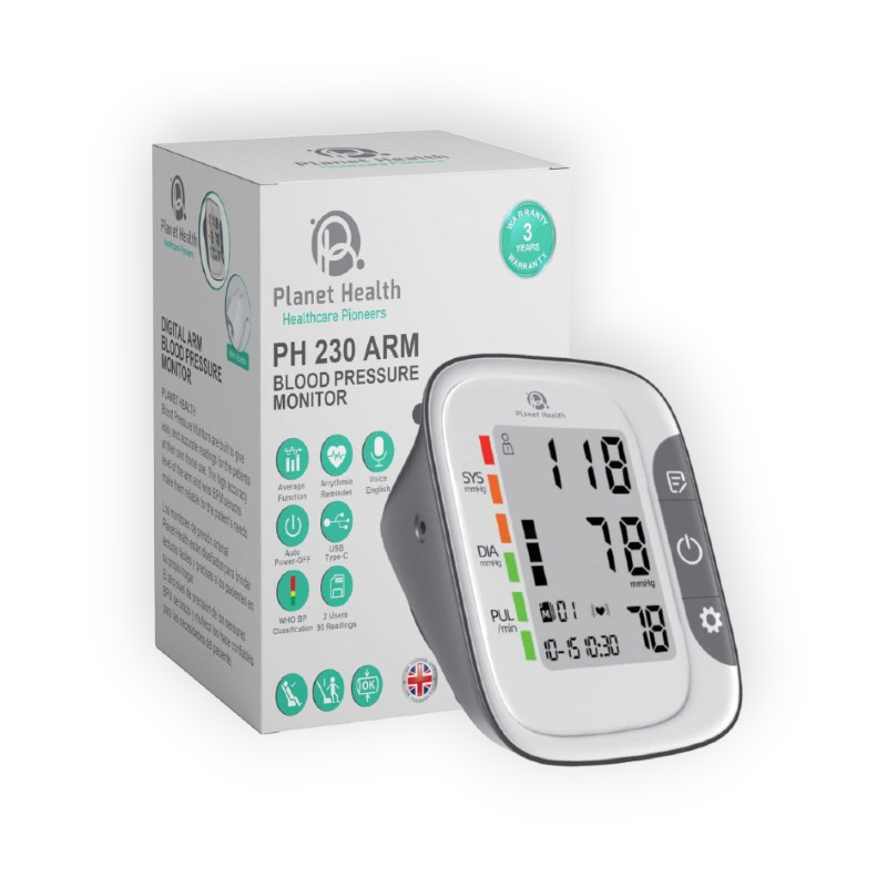 PLANET HEALTH PH 230 ARM BLOOD PRESSURE MONITOR