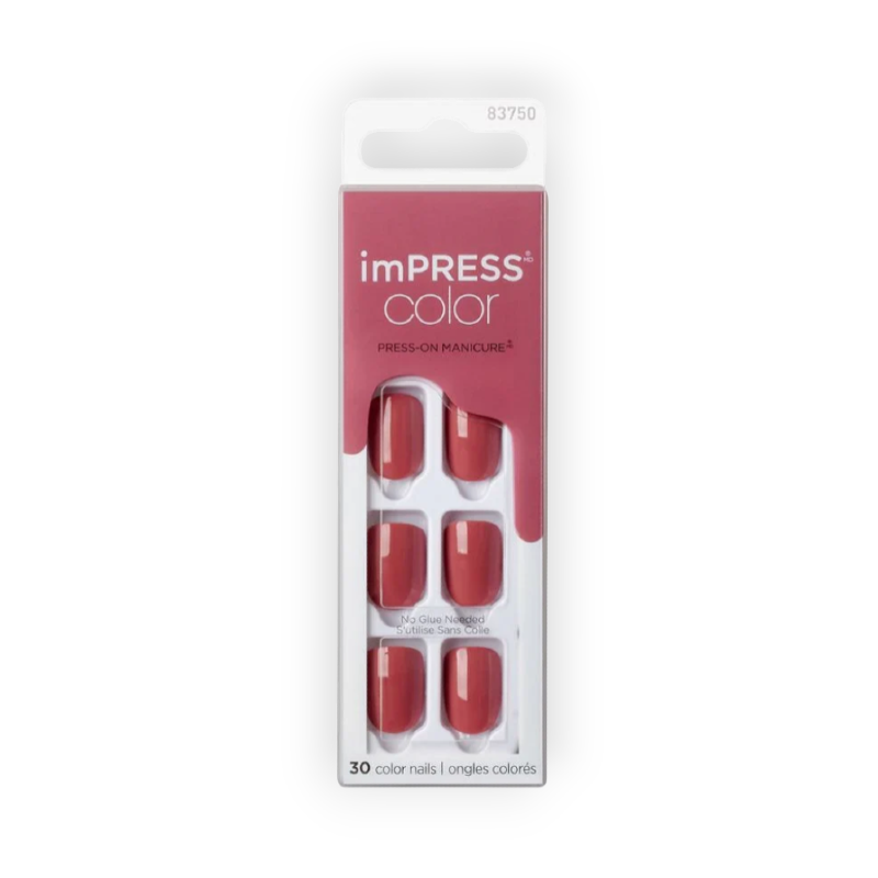 KISS IM PRESS COLOR PLATONIC PINK (KIMC011C)30 NAILS