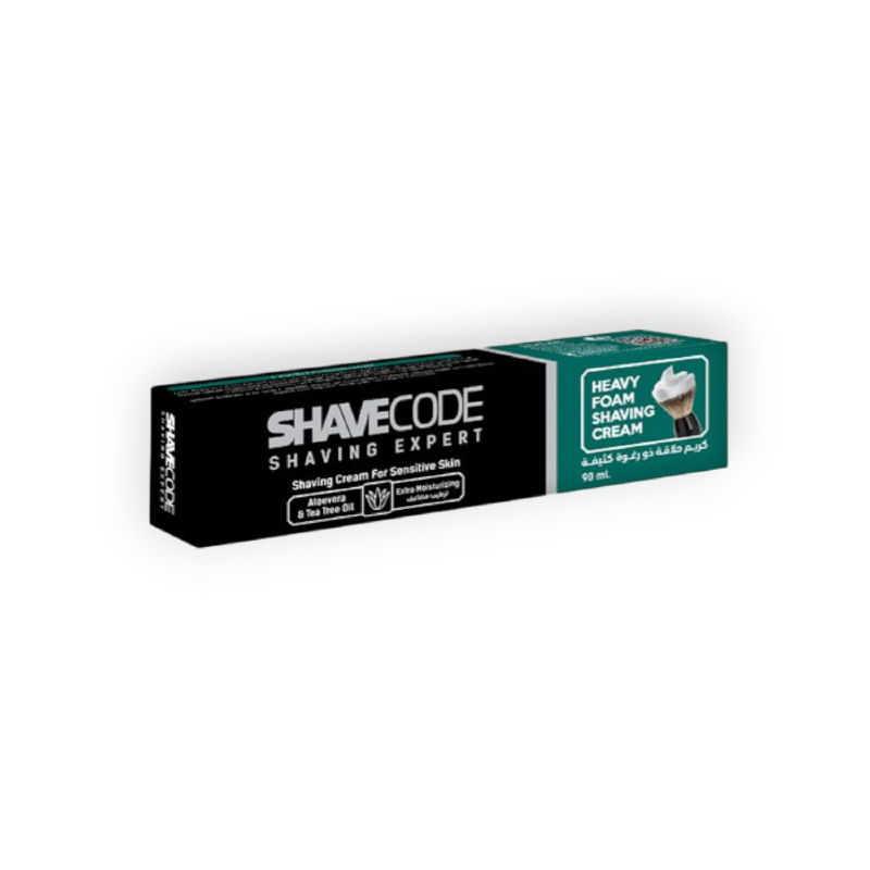 SHAVE CODE SHAVING CREAM SENSITIVE (ALOE VERA) 90GM