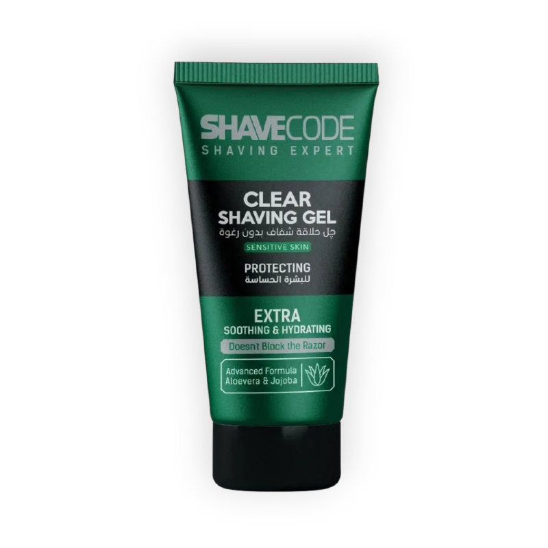 SHAVECODE  CLEAR SHAVE GEL 150ML للبشرة الحساسة