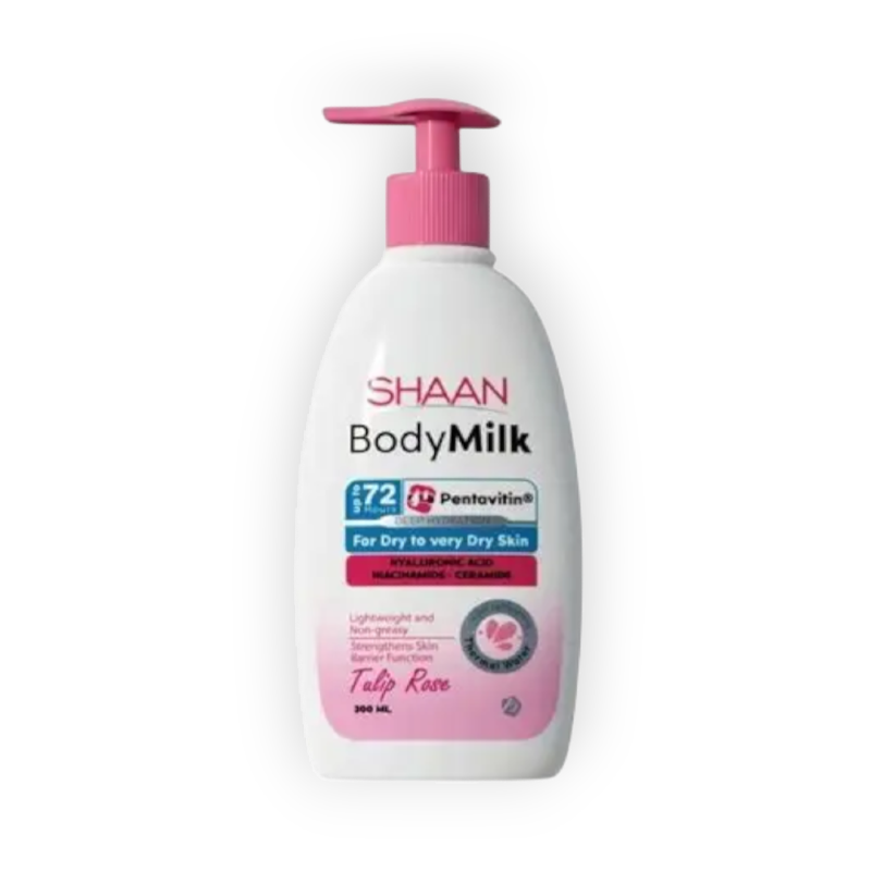 SHAAN BODY MILK (TOLIP ROSE) 300ML