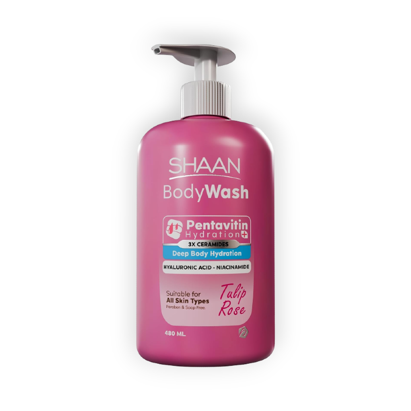 SHAAN BODY WASH (TULIP ROSE) 480.ML