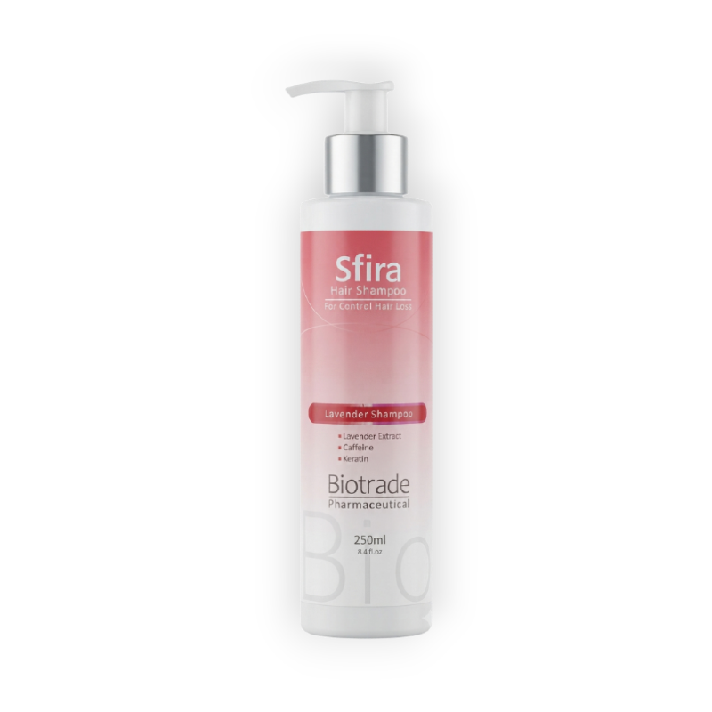 SFIRA HAIR SHAMPOO FOR ANTI AHIR LOSS (LAVENDER) 250ML