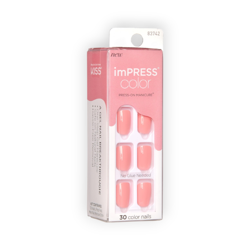 KISS IM PRESS COLOR PRETTY PINK (KIMC003C) 30NAILS