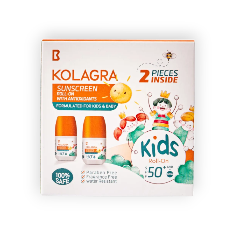 KOLAGRA SUNSCREEN ROLLON KIDS (1+1) 60ML