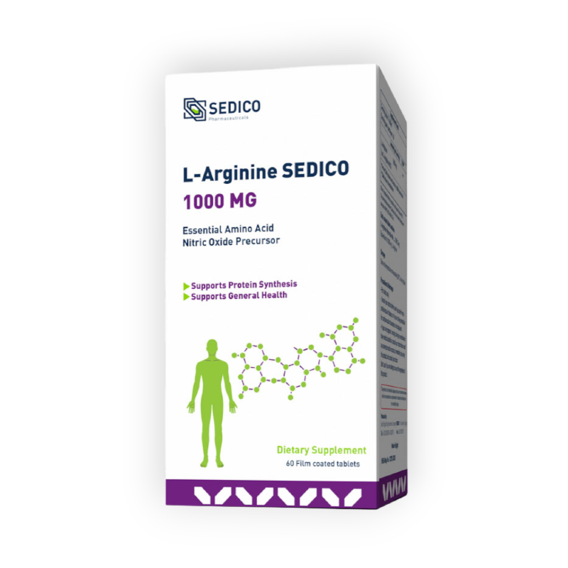 L-ARGININE 1000 MG 60 CAP SEDICO